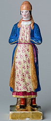 Gardner porcelain figurine of Polish Jewish Womanfrom the series 
