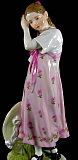 Meissen figure of a girl with straw hat by Alfred Konig W125