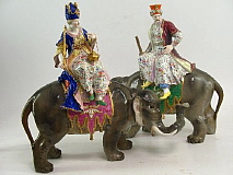 Meissen group Sultan on Elephant