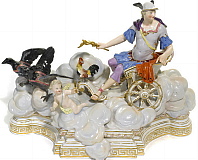 Meissen group 30 - Mercury Chariot