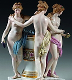 Meissen group Three Graces H71